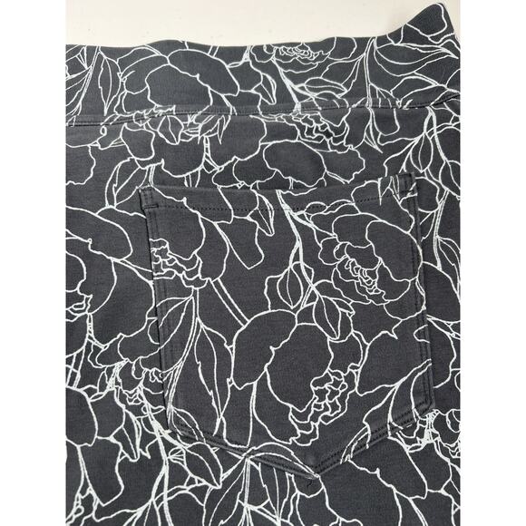Duluth Trading Co Active Floral Skort Gray Women’s Size XL - Picture 7 of 7